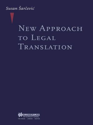 cover image of New Approach to Legal Translation